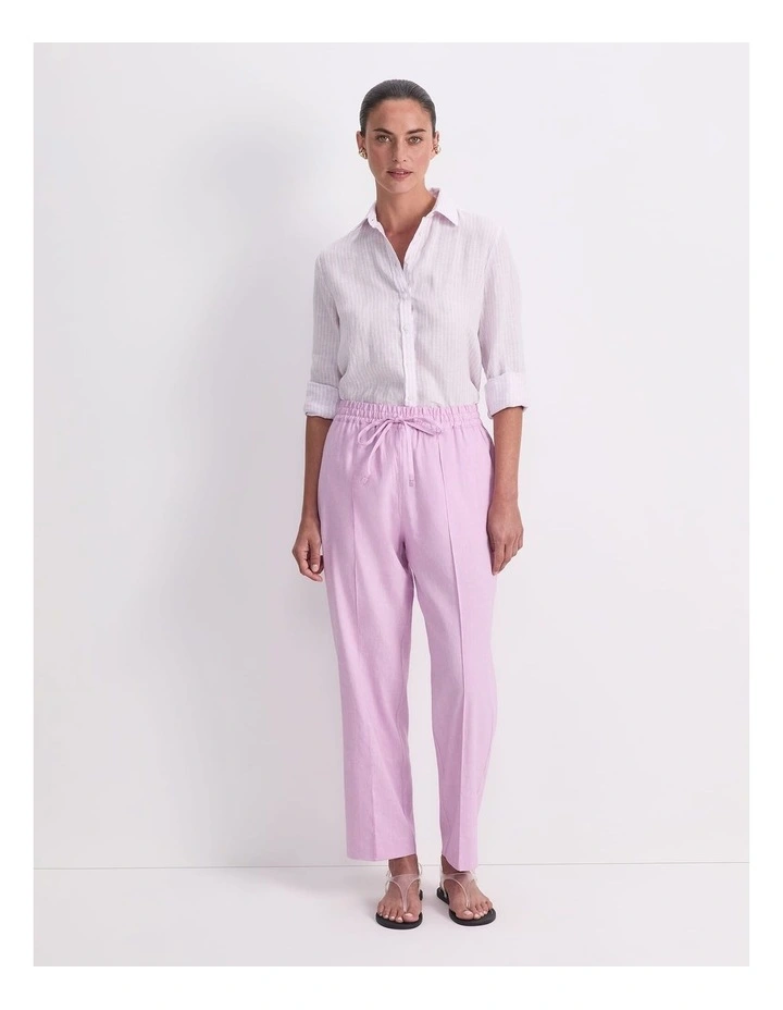 Rosa Tapered Linen Pant image 4