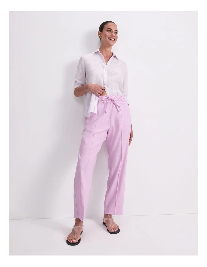 Rosa Tapered Linen Pant image 6