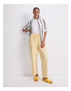 Rosa Tapered Linen Pant