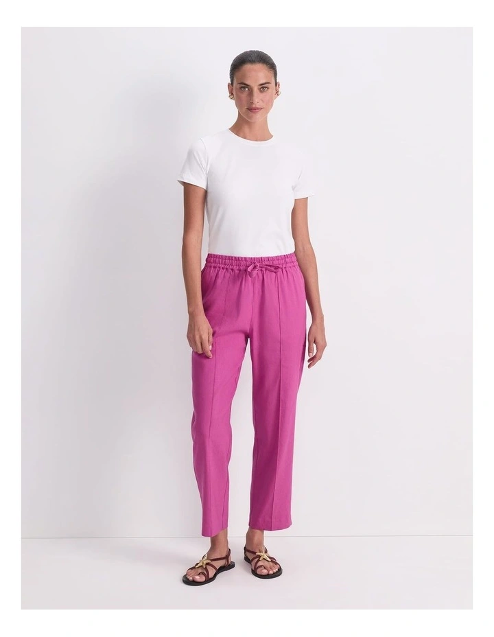Rosa Tapered Linen Pant image 3