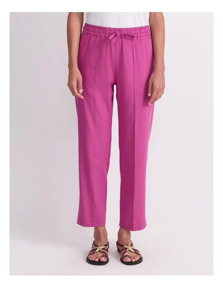 Rosa Tapered Linen Pant image 5