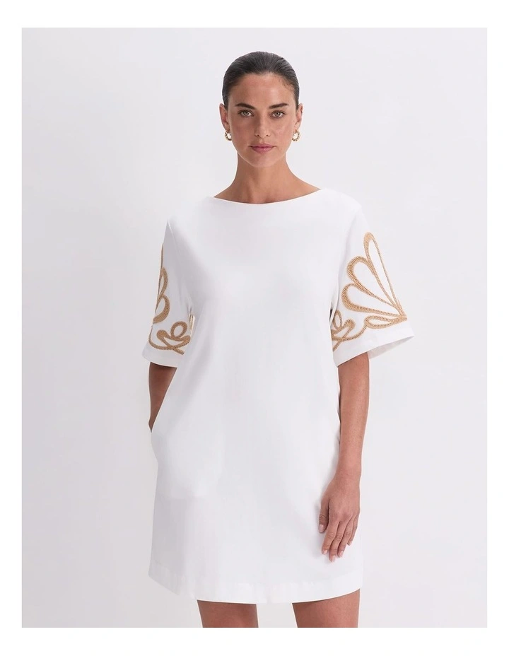 Eliza Embroidery Mini Dress image 1