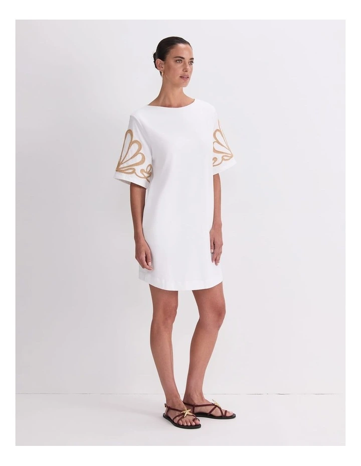 Eliza Embroidery Mini Dress image 2