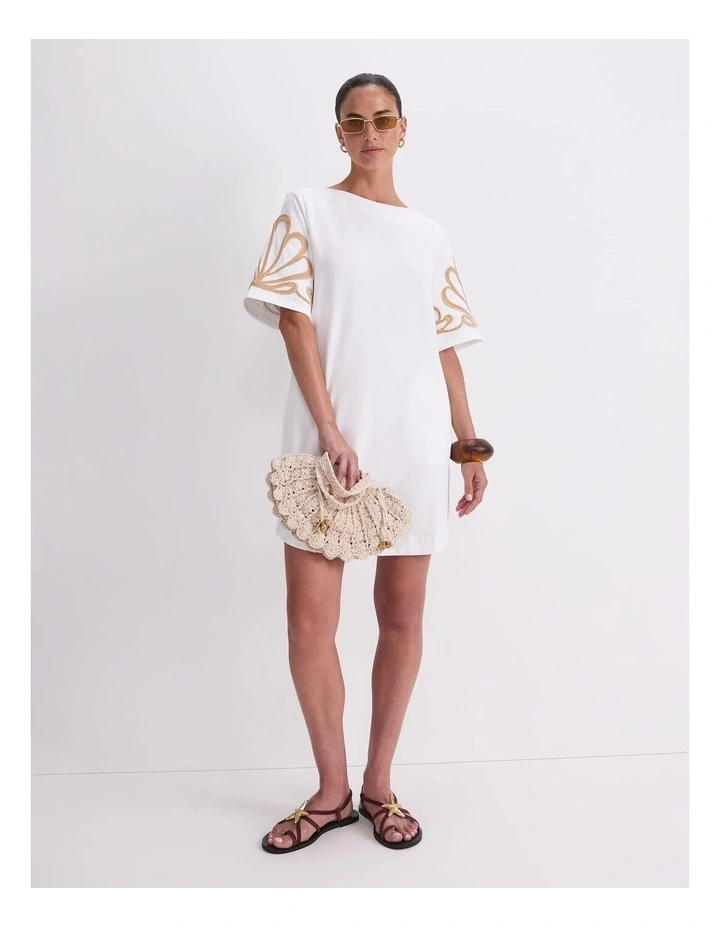 Eliza Embroidery Mini Dress image 4