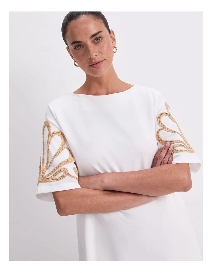 Eliza Embroidery Mini Dress image 5