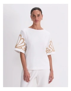 Eliza Embroidery Top