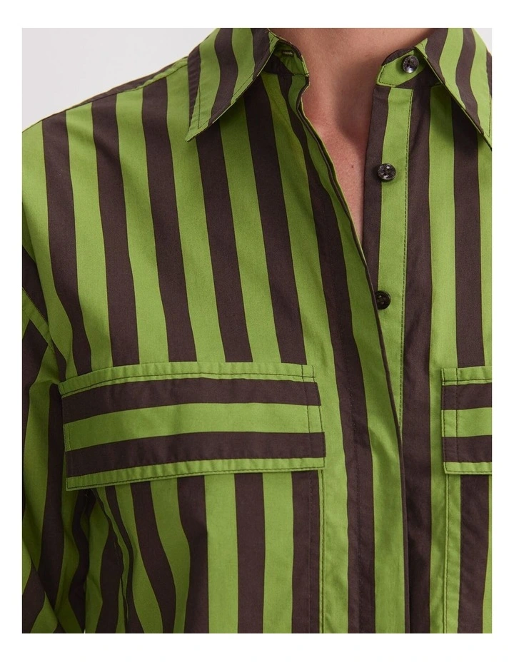 Tara Oversize Stripe Shirt image 6