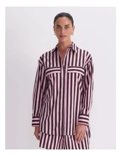 Tara Oversize Stripe Shirt