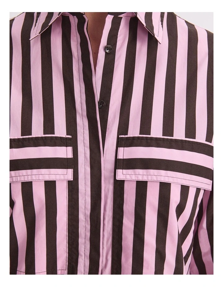 Tara Oversize Stripe Shirt image 7