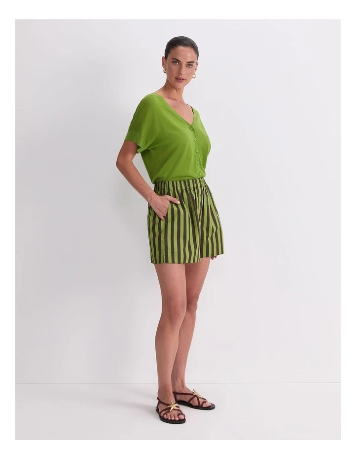 Tara Stripe Cotton Short image 3