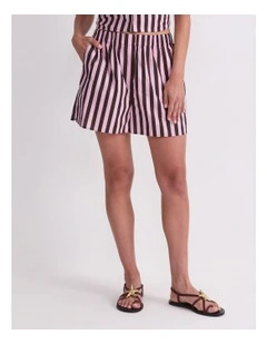 Tara Stripe Cotton Short