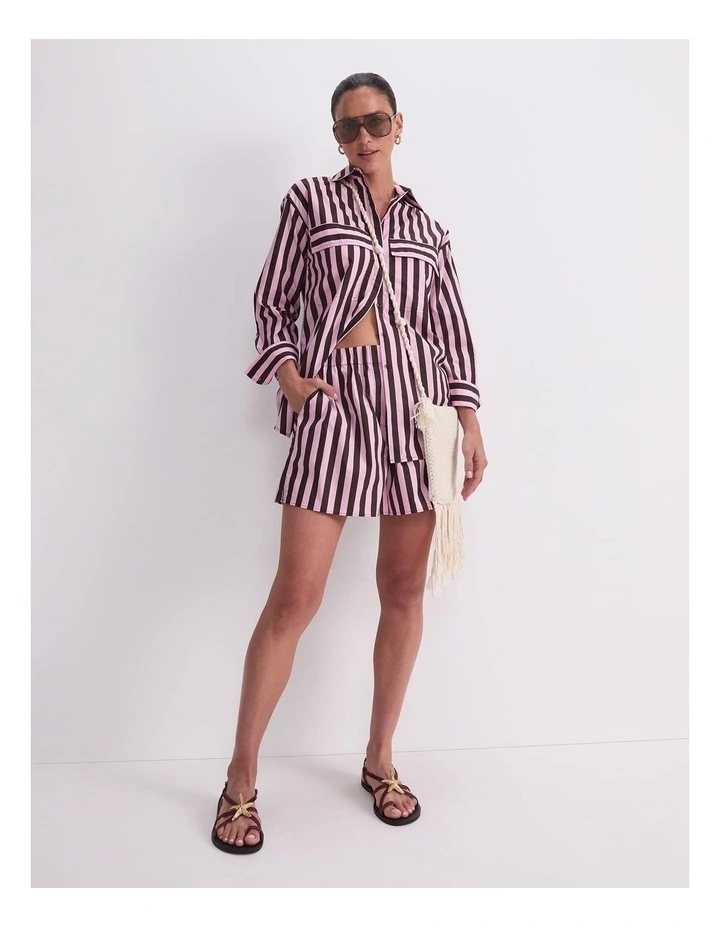 Tara Stripe Cotton Short image 3