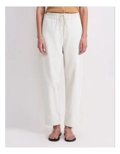 Rosie Elasticated Pant in Cream
