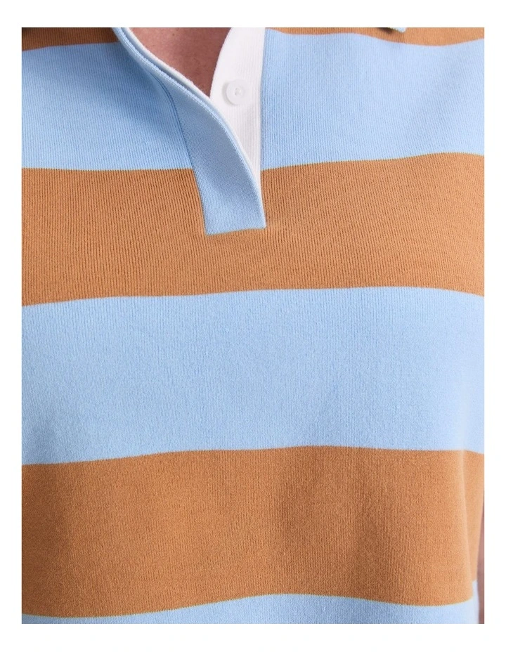 Sleeveless Knit Polo Tank in Multi image 5