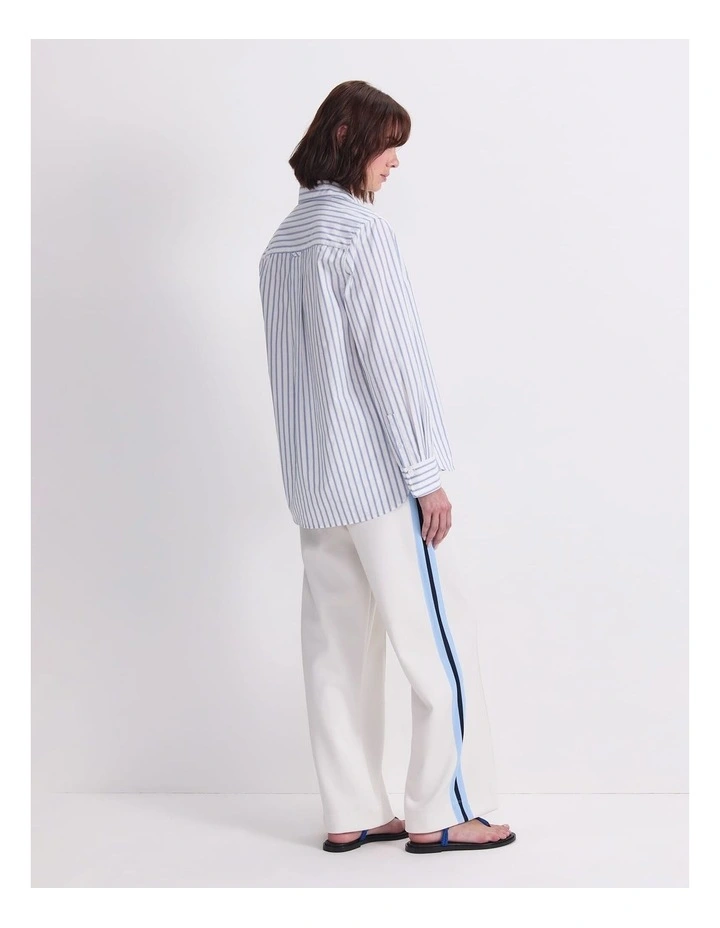 Logo Stripe Pocket Shirt in Multi image 2