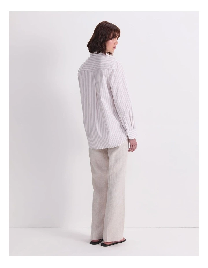 Logo Stripe Pocket Shirt in Multi image 2