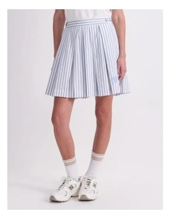 Logo Stripe Tennis Skirt in Multi