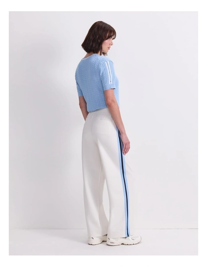 Lina Trackpant in White image 2