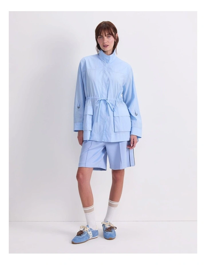 Sal Pocket Windcheater in Blue image 4