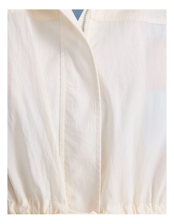 Sal Pocket Windcheater in Cream image 5