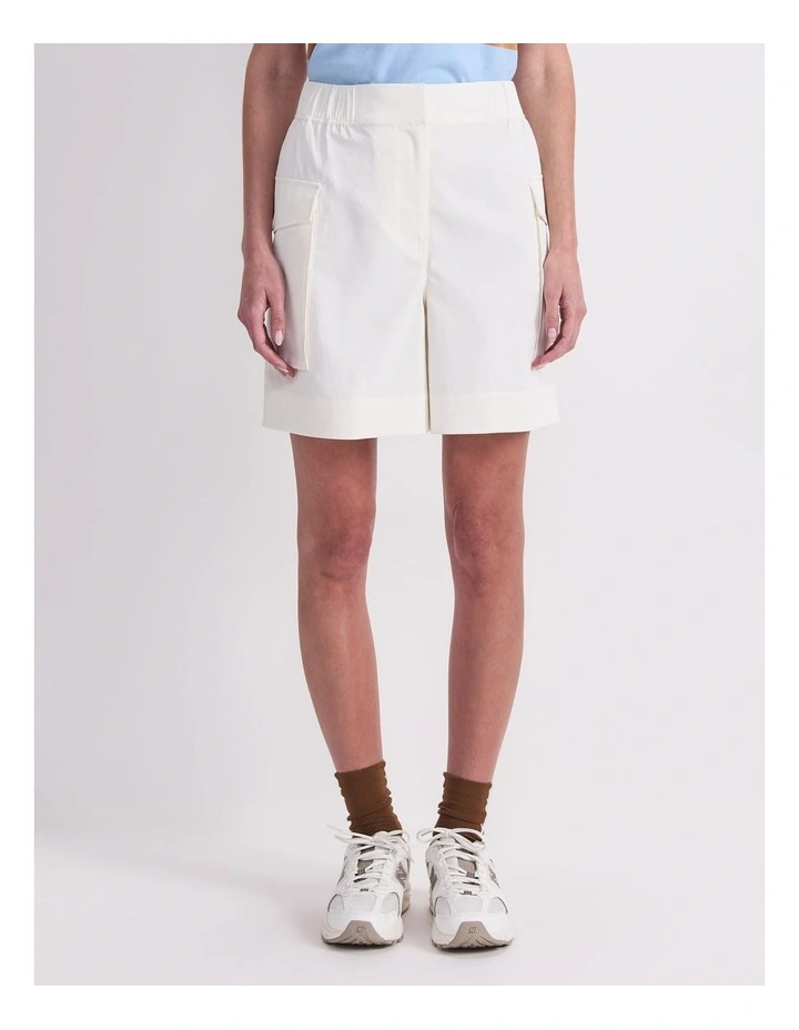 Rosie Pocket Short in Cream image 1