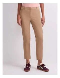 Evie Capri Pant in Brown