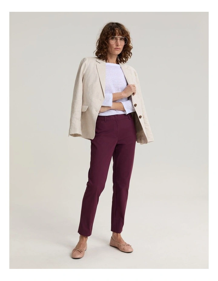 Evie Capri Pant in Purple image 3