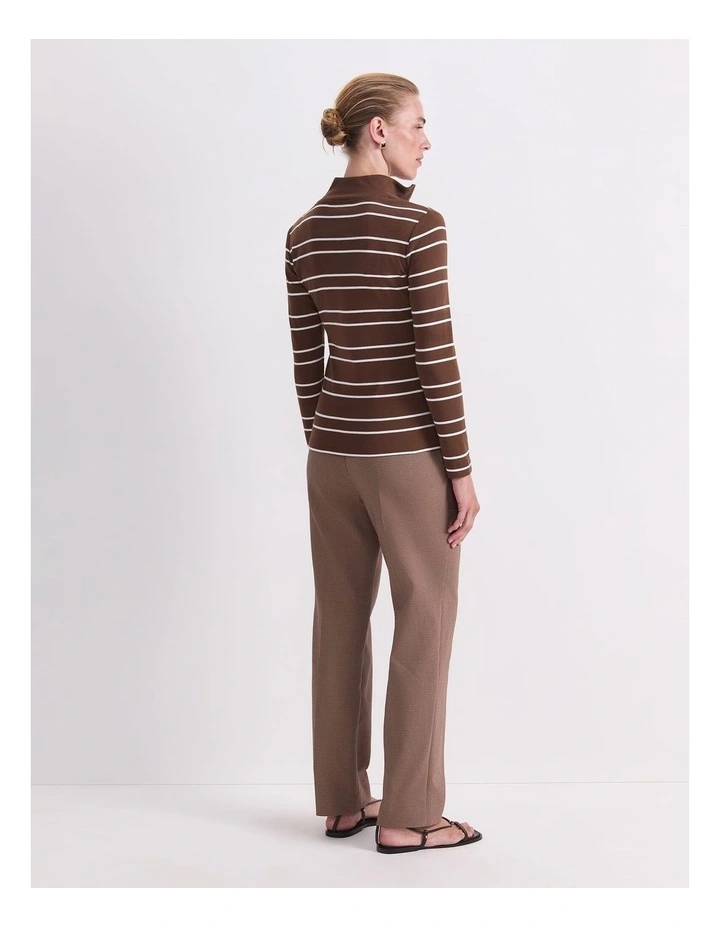 Lucy Zip Funnel Neck Top image 2