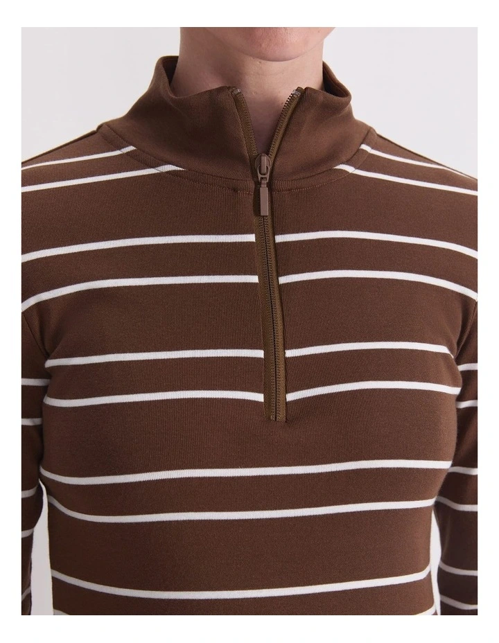 Lucy Zip Funnel Neck Top image 5