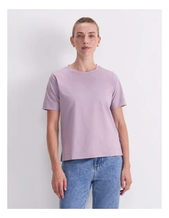 Mercerised Cotton Short Sleeve Tee