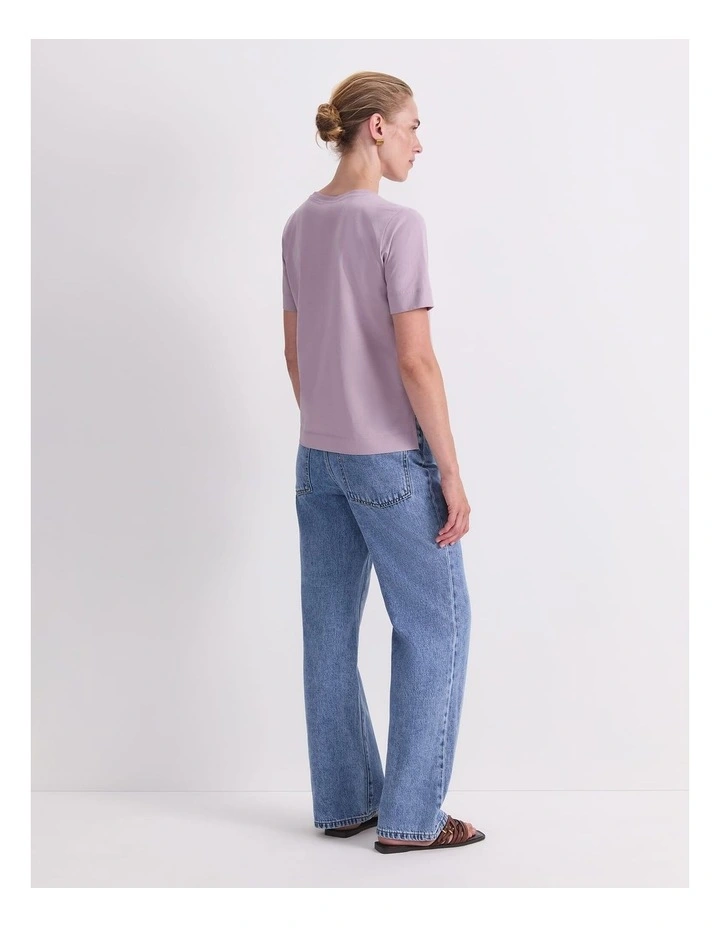 Mercerised Cotton Short Sleeve Tee image 2