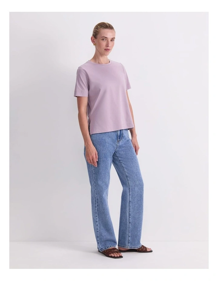 Mercerised Cotton Short Sleeve Tee image 3