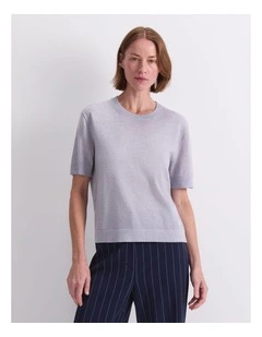 Francis Merino Tee in Grey