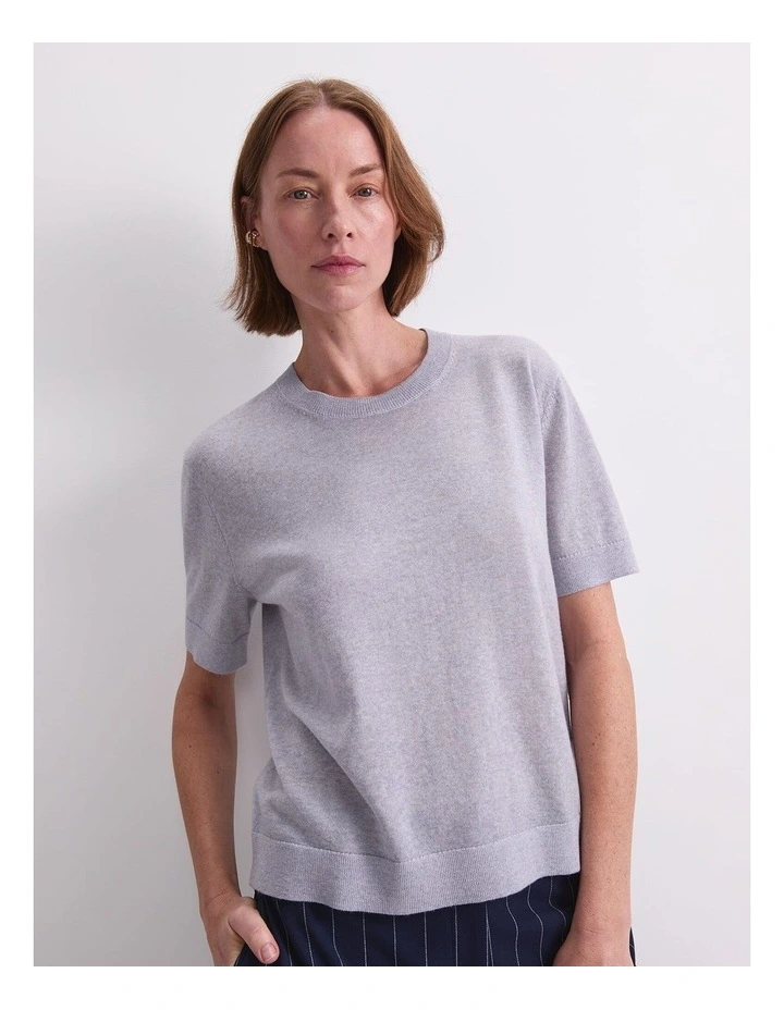 Francis Merino Tee in Grey image 4