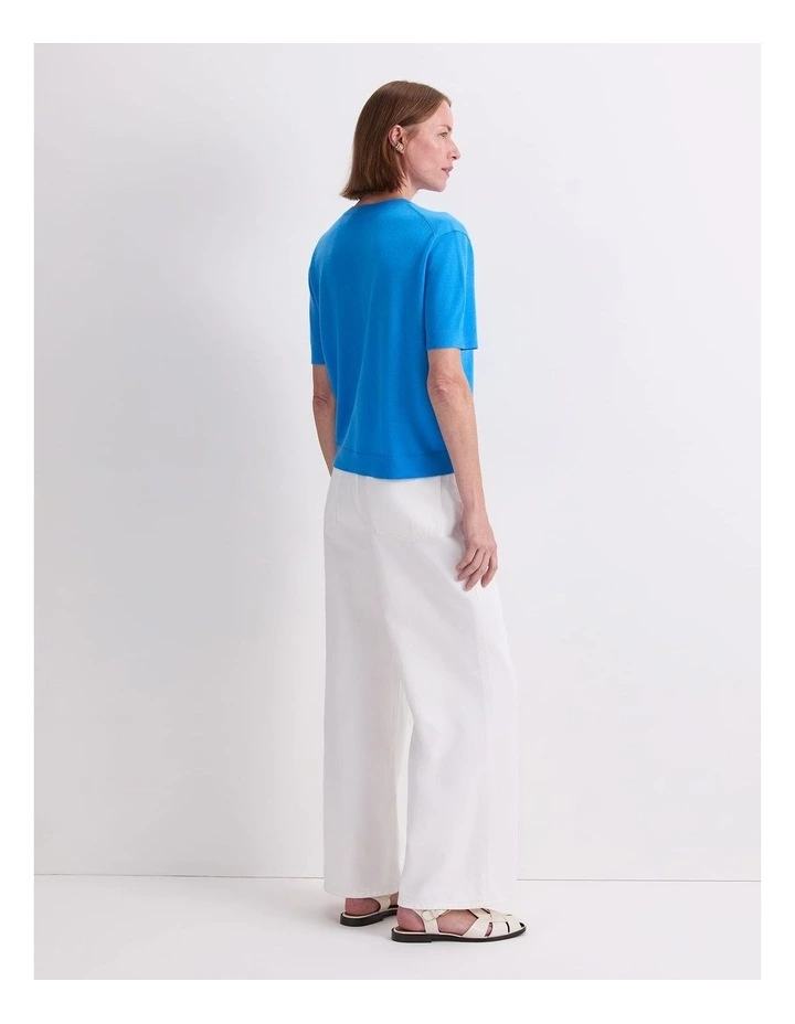 Francis Merino Tee in Blue image 2