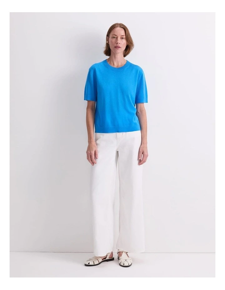 Francis Merino Tee in Blue image 4