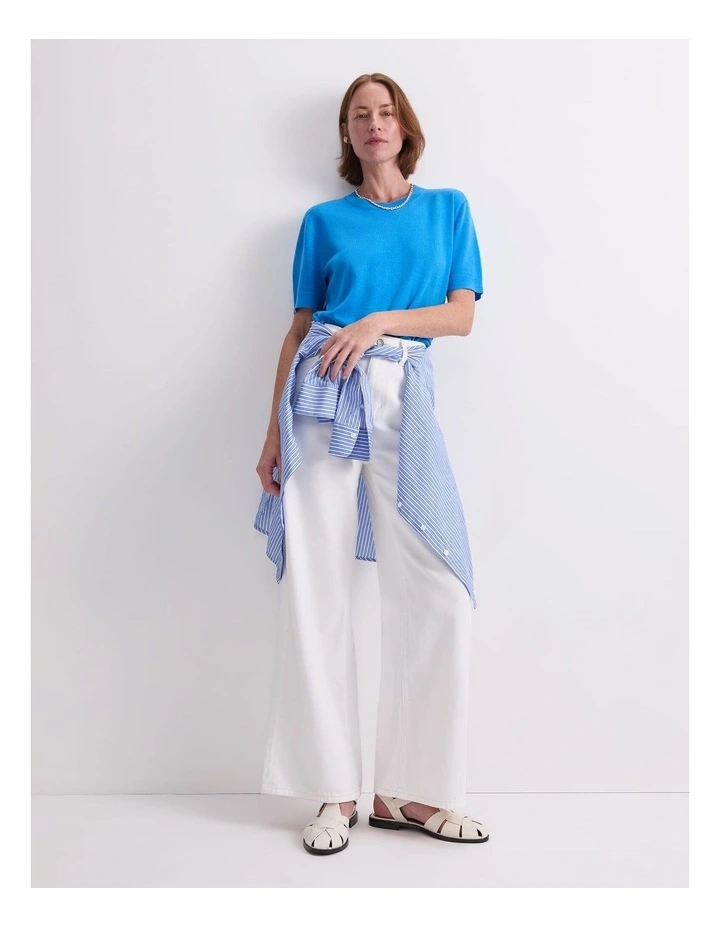 Francis Merino Tee in Blue image 5