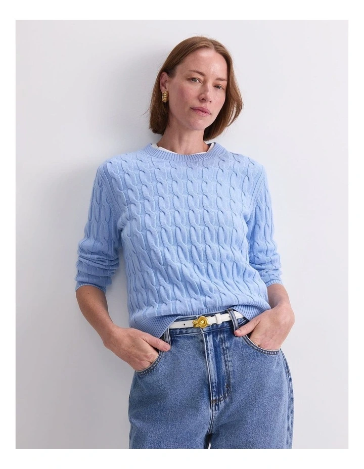 Merino Cable Sweater image 5