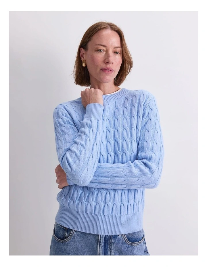 Merino Cable Sweater image 6