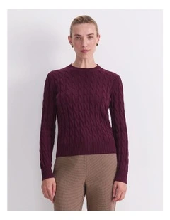 Merino Cable Sweater