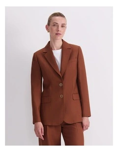 Wren Blazer in Brown
