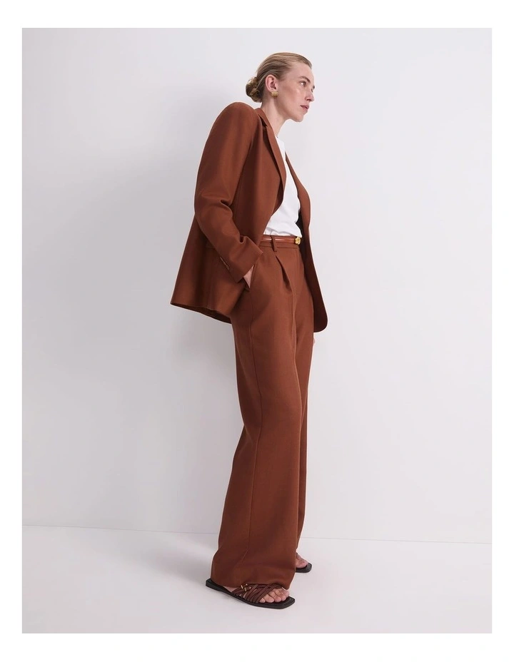 Wren Blazer in Brown image 7
