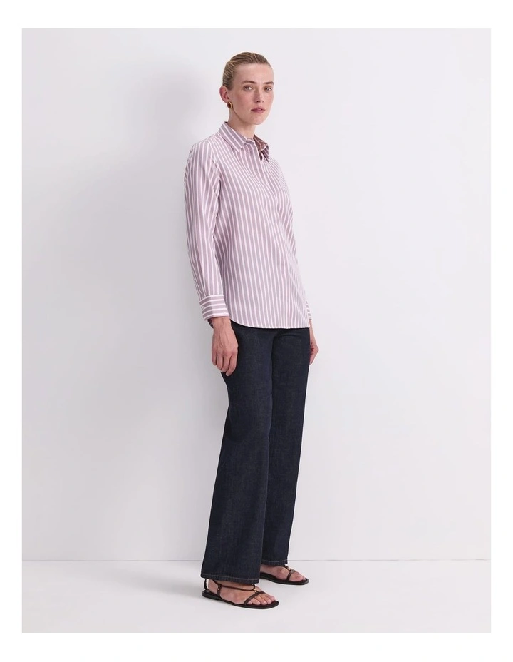Hannah Stripe Cotton Silk Shirt image 3