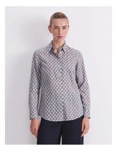 Evelyn Liberty Long Sleeve Shirt in Multi