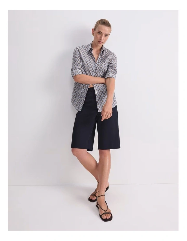 Evelyn Liberty Long Sleeve Shirt in Multi image 4