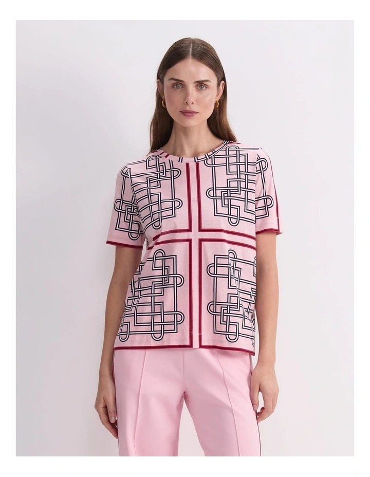 Rhode Mercerised Tee in Multi image 1