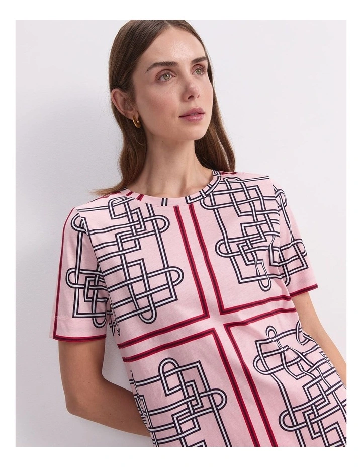 Rhode Mercerised Tee in Multi image 6