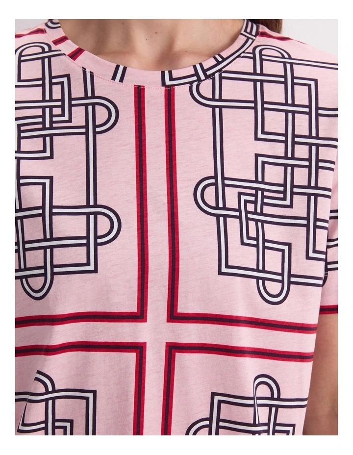 Rhode Mercerised Tee in Multi image 7
