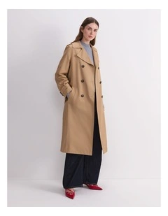 Audrey Icon Trench Coat in Brown