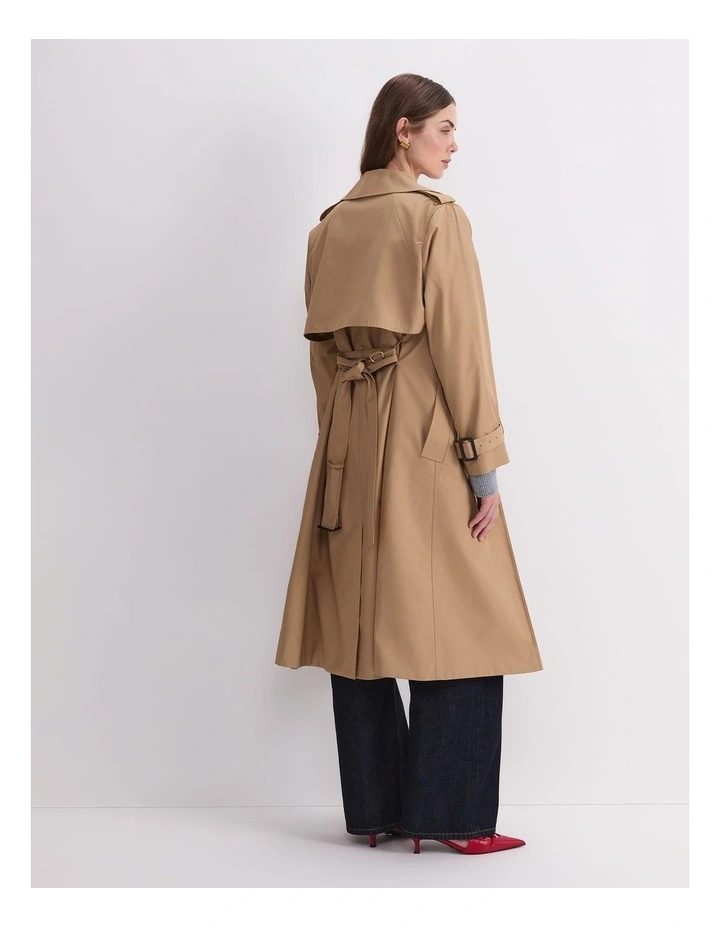 Audrey Icon Trench Coat in Brown image 2